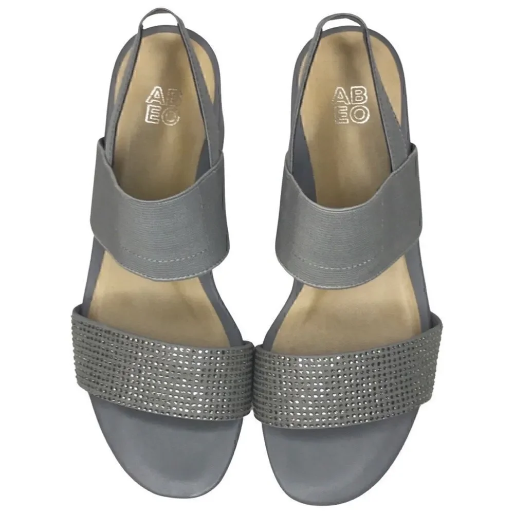 Abeo NWOT Kirby Gray Sandals Women’s Size 8 N
